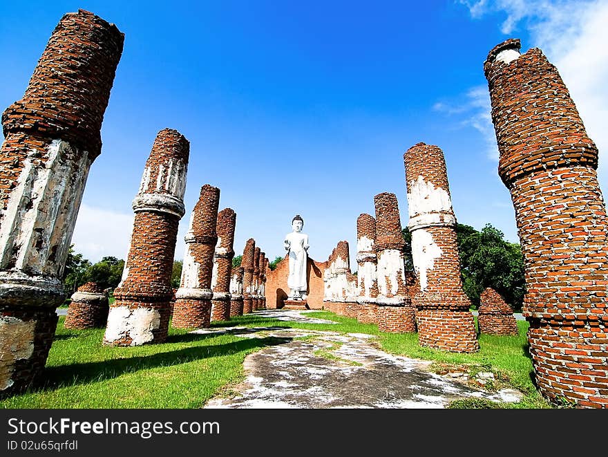 A copy ancient Temple , Thailand