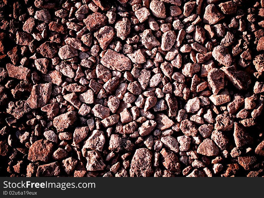 Background texture with many small stones. Background texture with many small stones