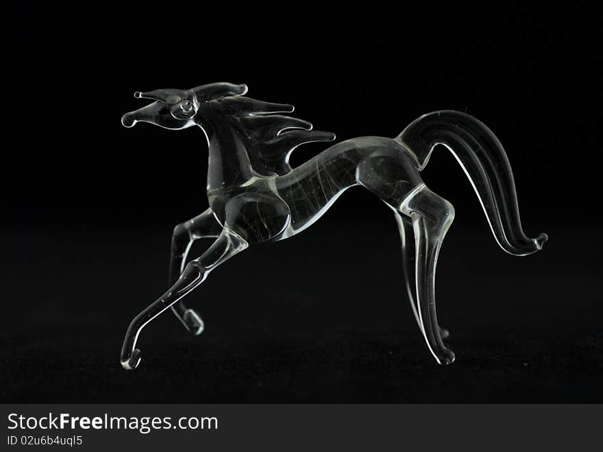 Glass horse