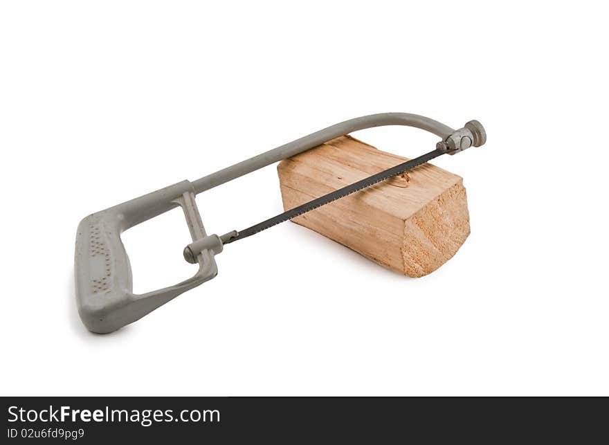 Hacksaw isolated on a background