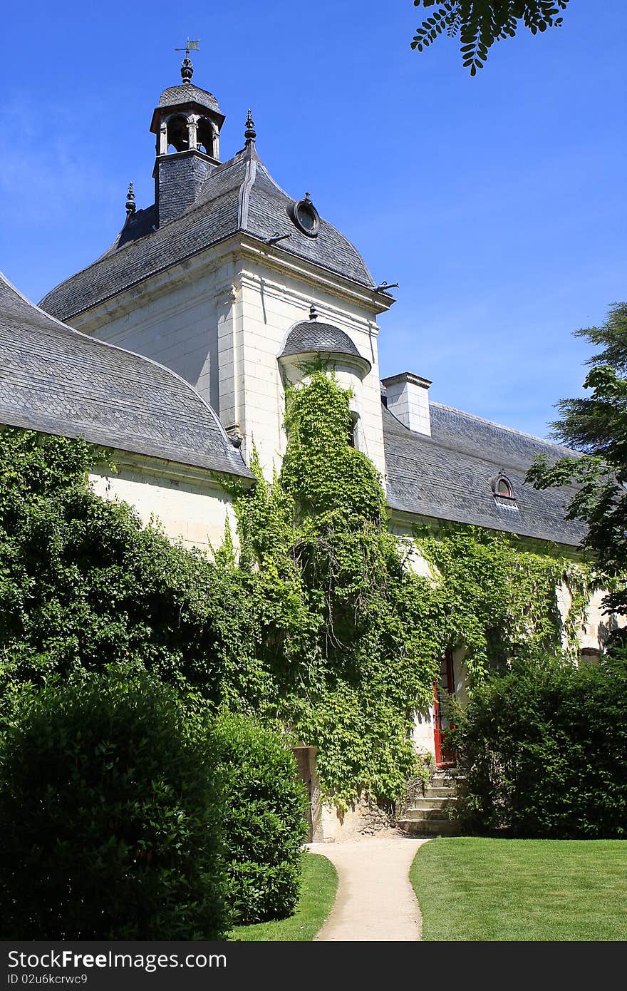 Building in the Chenonceau castle, Loire valley, France. Building in the Chenonceau castle, Loire valley, France