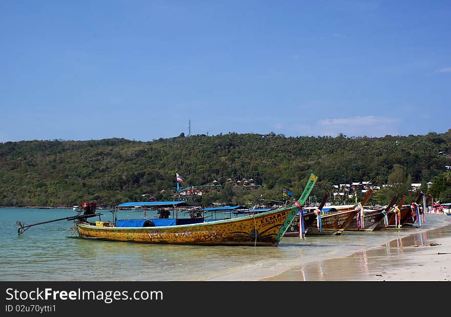 Boats in a bay