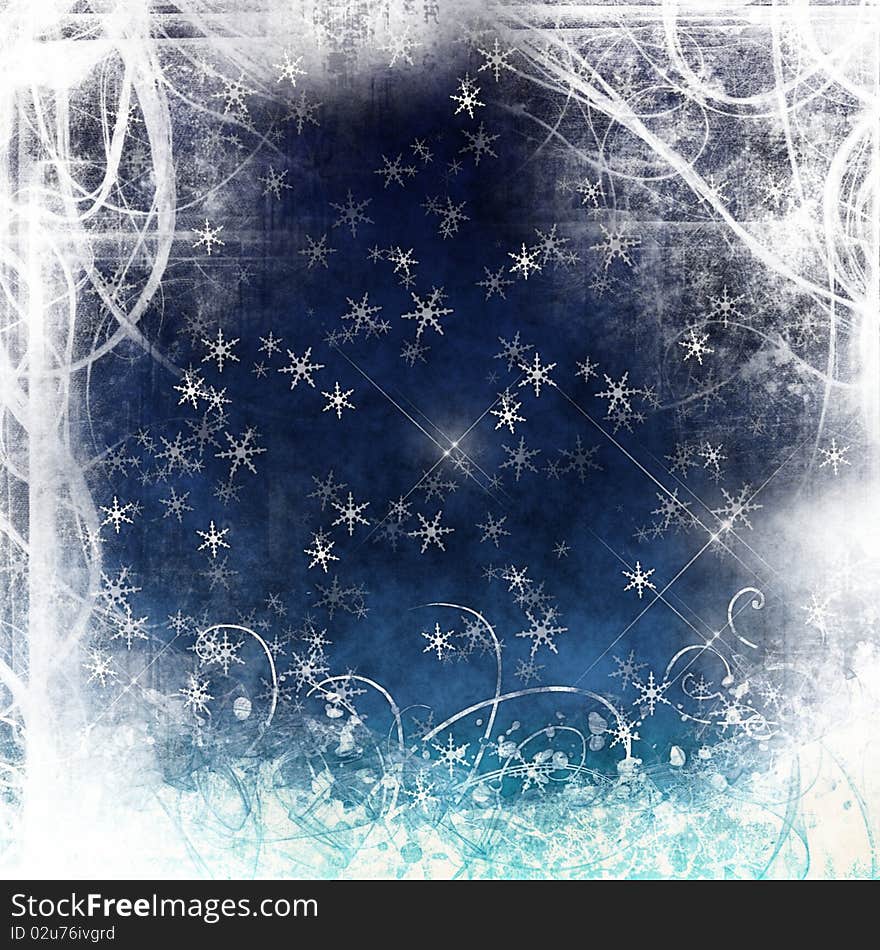 Beautiful Christmas (New Year) grunge background. Beautiful Christmas (New Year) grunge background