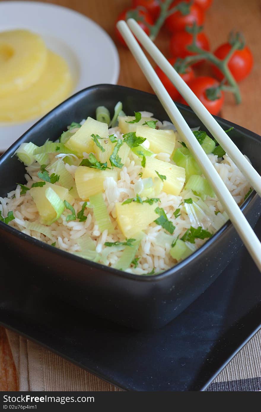 Pineapple rice