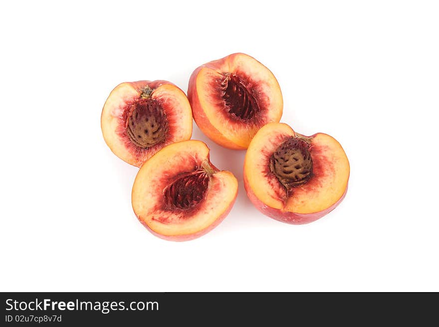 Fresh Peach Fruits