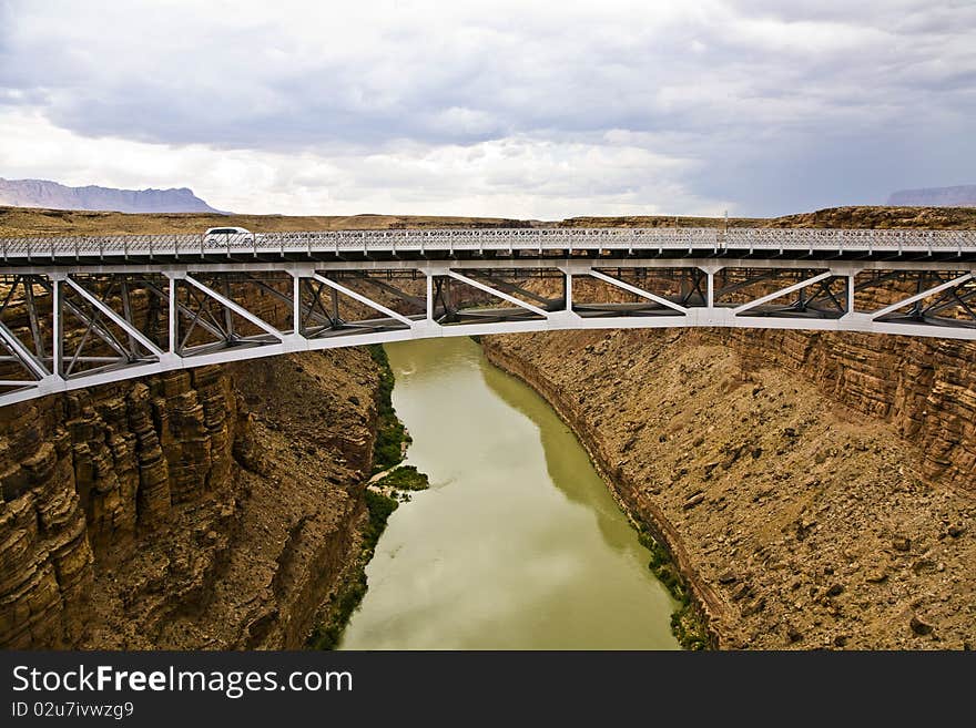 Bridge Spans Marble Canyon