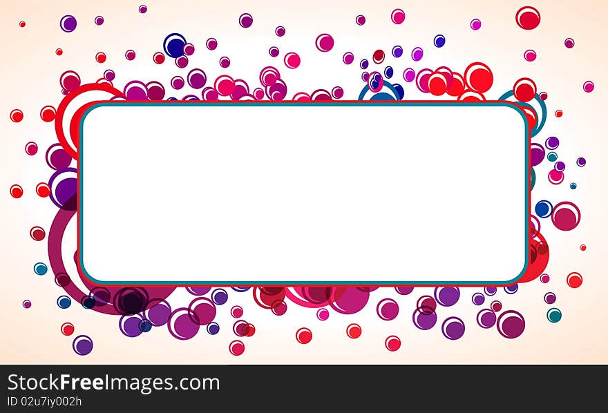 Abstract colorful background. Vector.