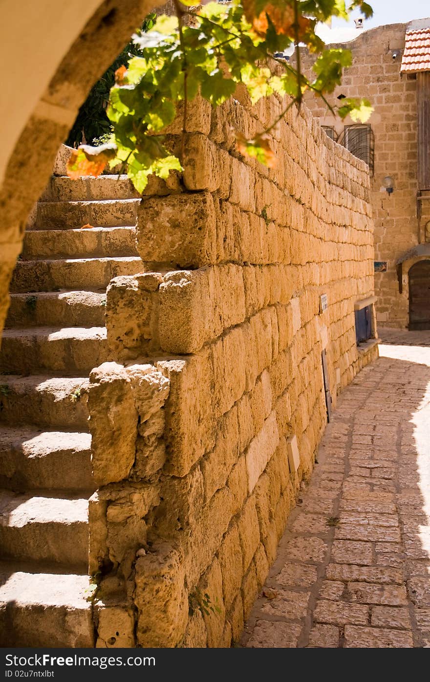 Jaffa ,an Alley in the old city, Jaffa is part of Tel Aviv city in Israel. Jaffa ,an Alley in the old city, Jaffa is part of Tel Aviv city in Israel