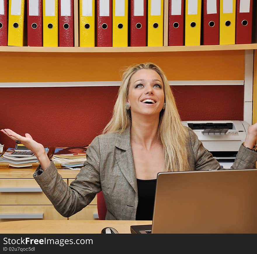 Business woman in the office