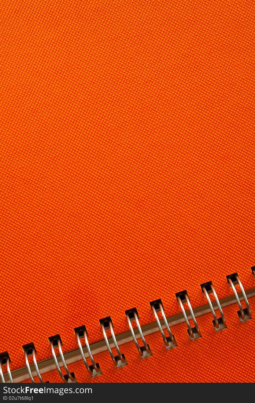 Orange notebook