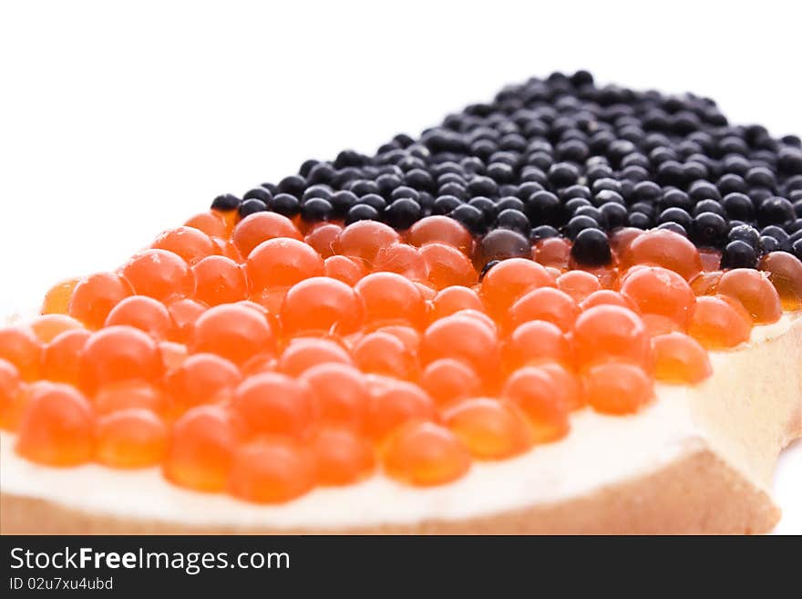 Sandwich With Caviar