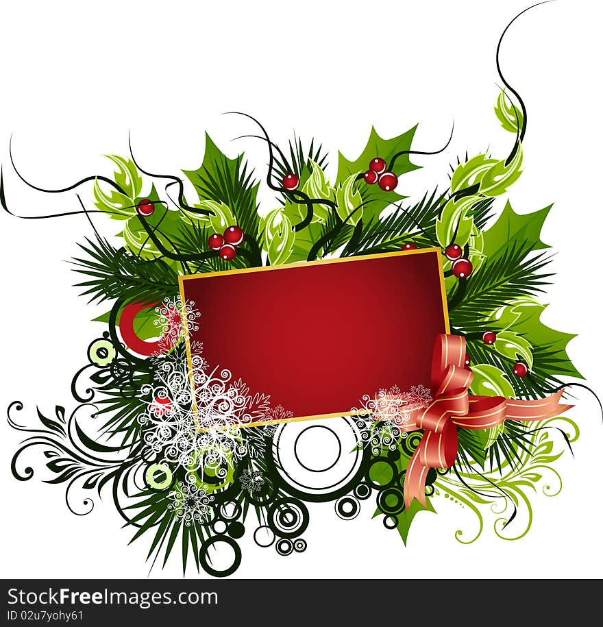 Seasonal surface for your greeting message. Seasonal surface for your greeting message