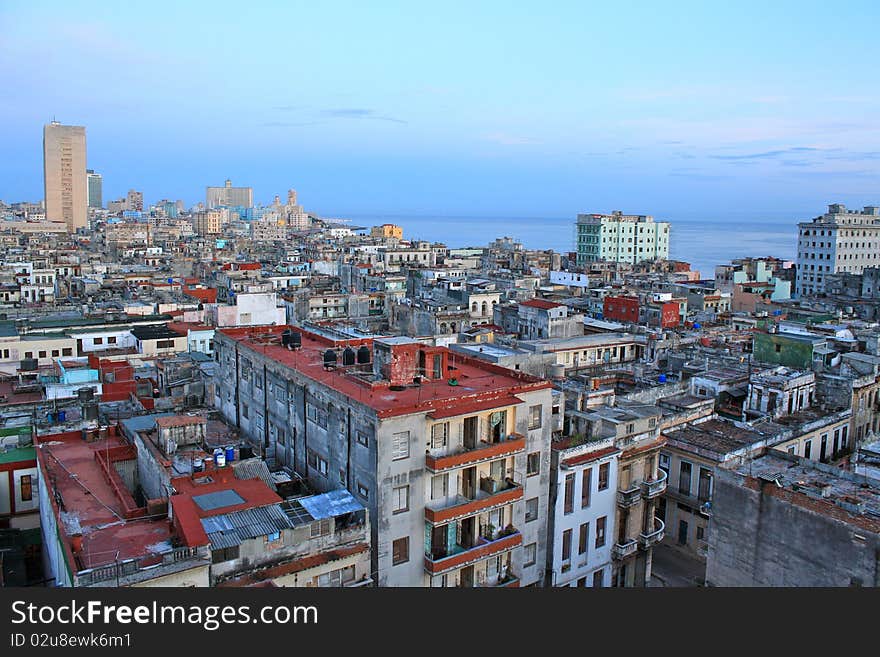 Havana´s roofs and houses