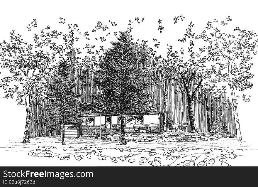 Cottage Illustration