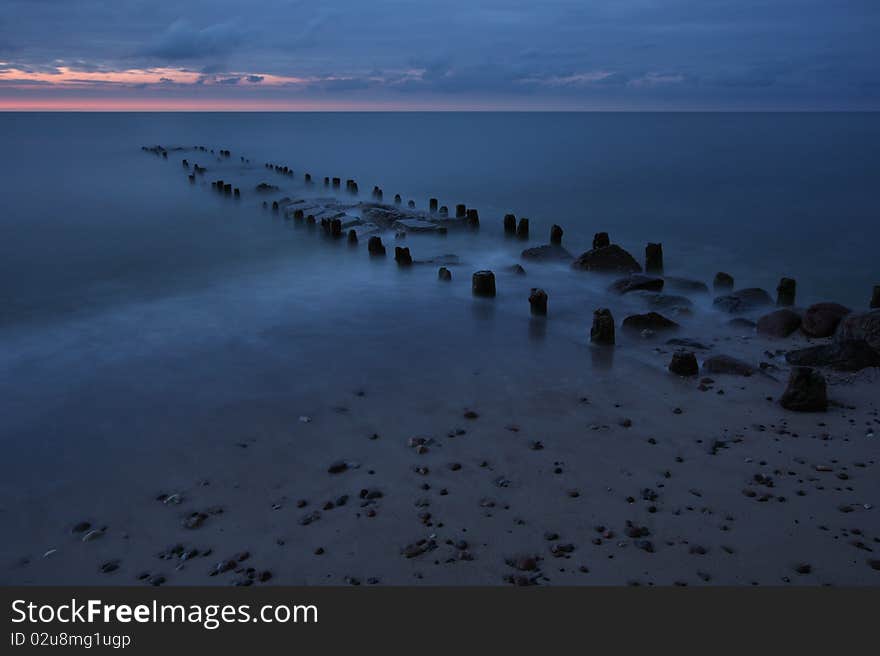 Calmness at the seaside