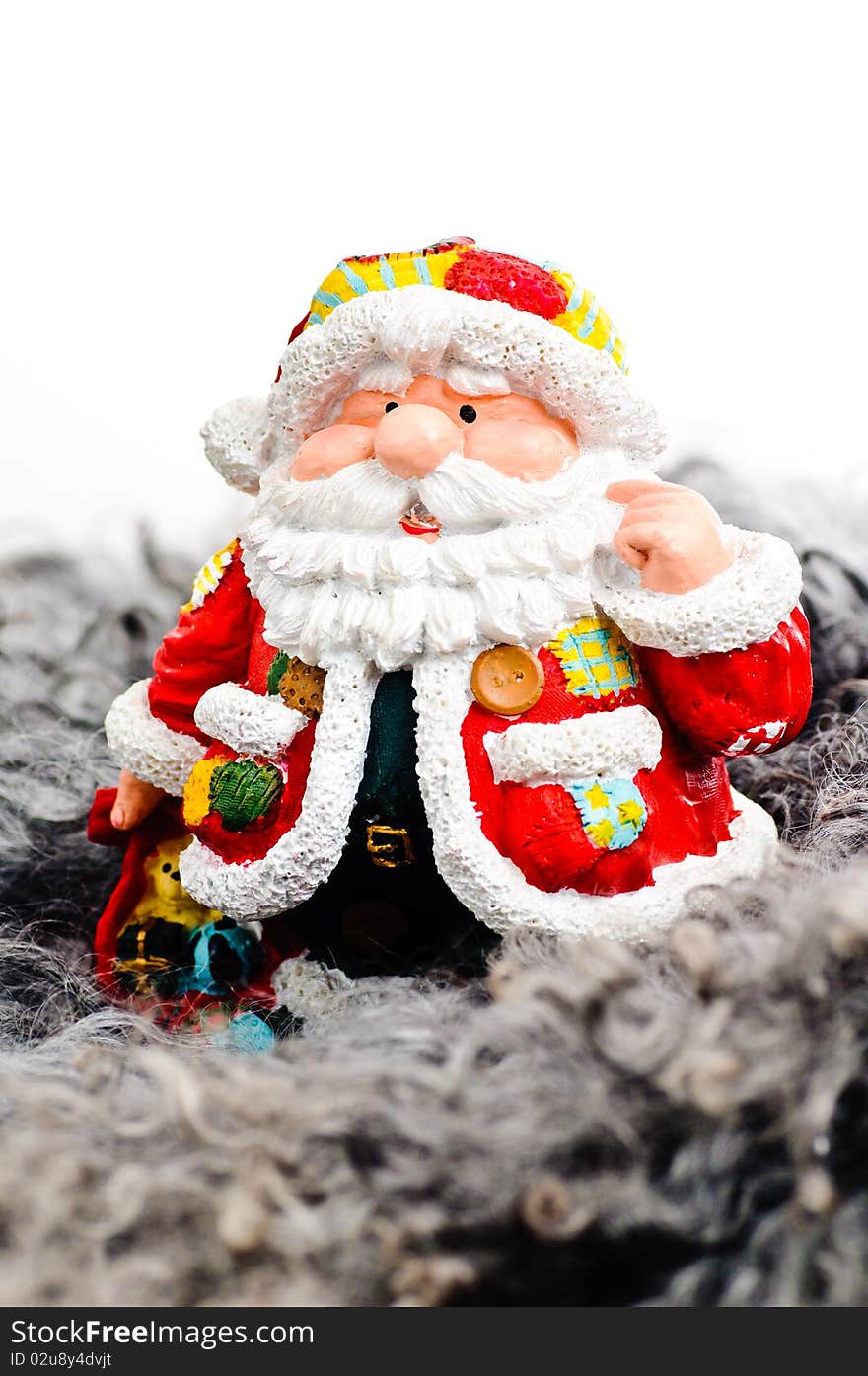 A toy Santa Claus