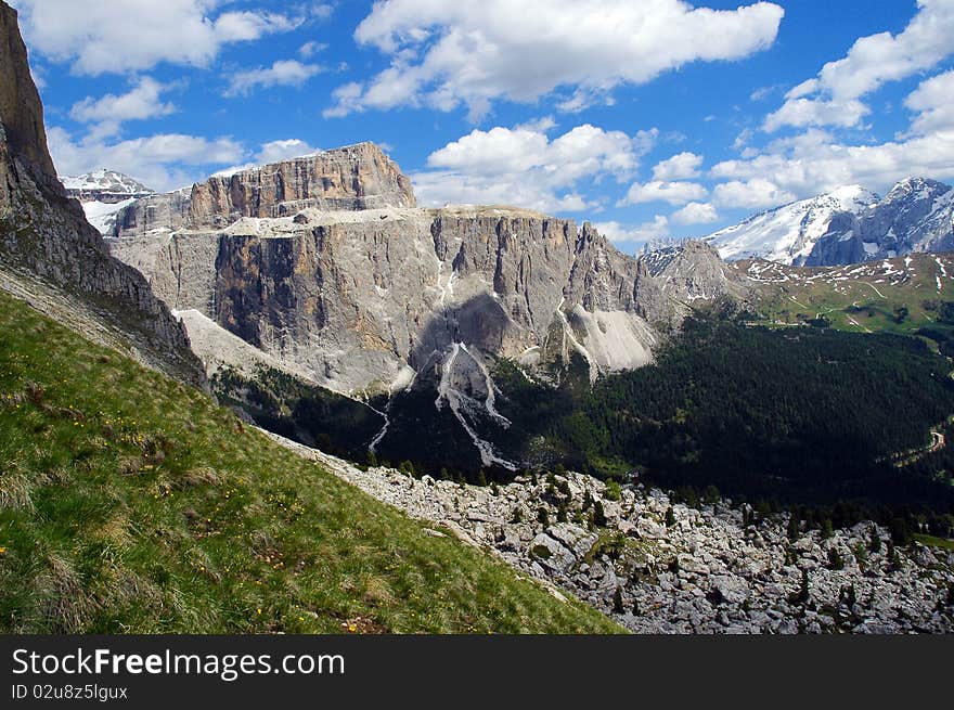 Dolomites landscape