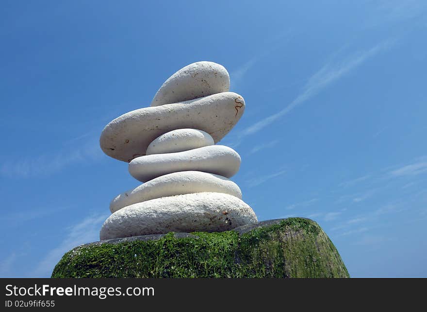 Stones in sky