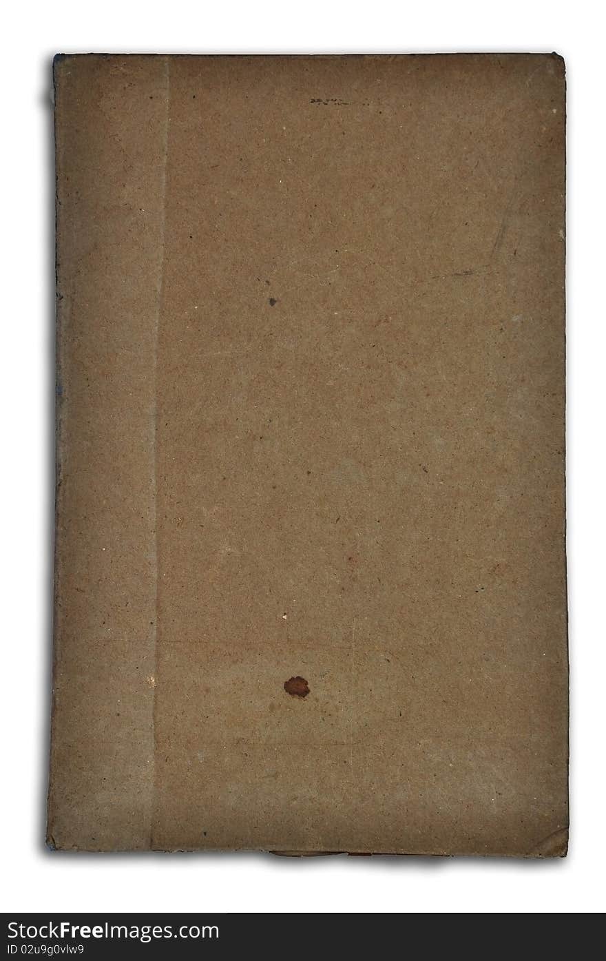 Old book brown color as white background