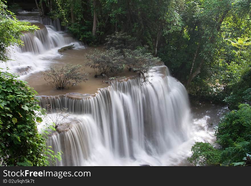 Waterfalls.