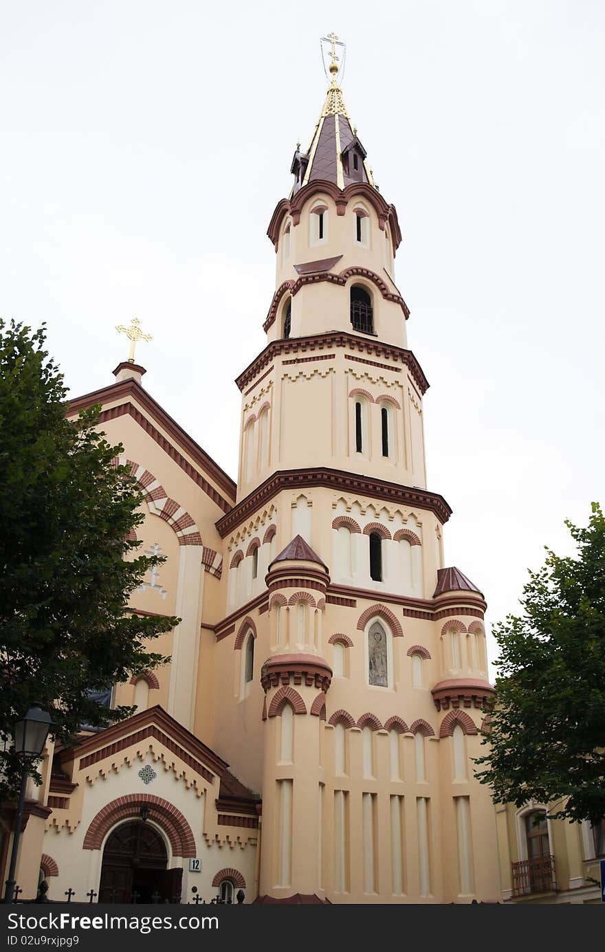 Orthodox ancient Church of St. Nicholas in Vilnius, Lithuania. Orthodox ancient Church of St. Nicholas in Vilnius, Lithuania