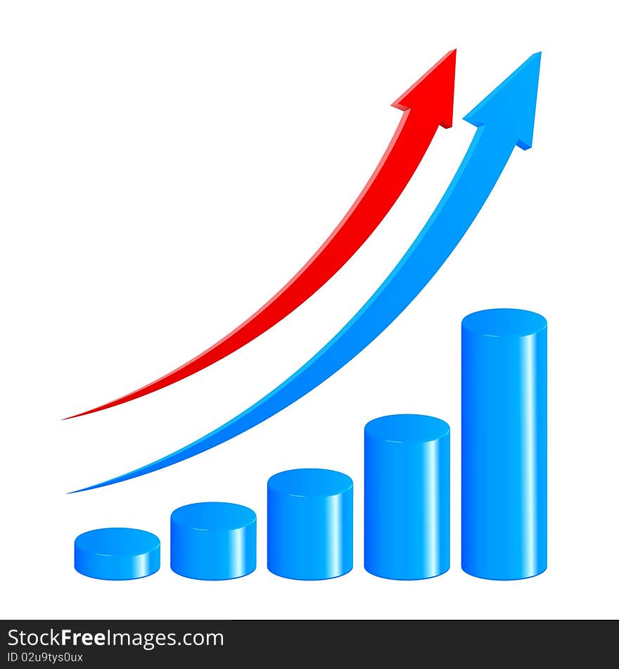 Business diagram for design,  illustration