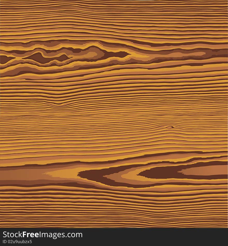 Natural wood background, illustration