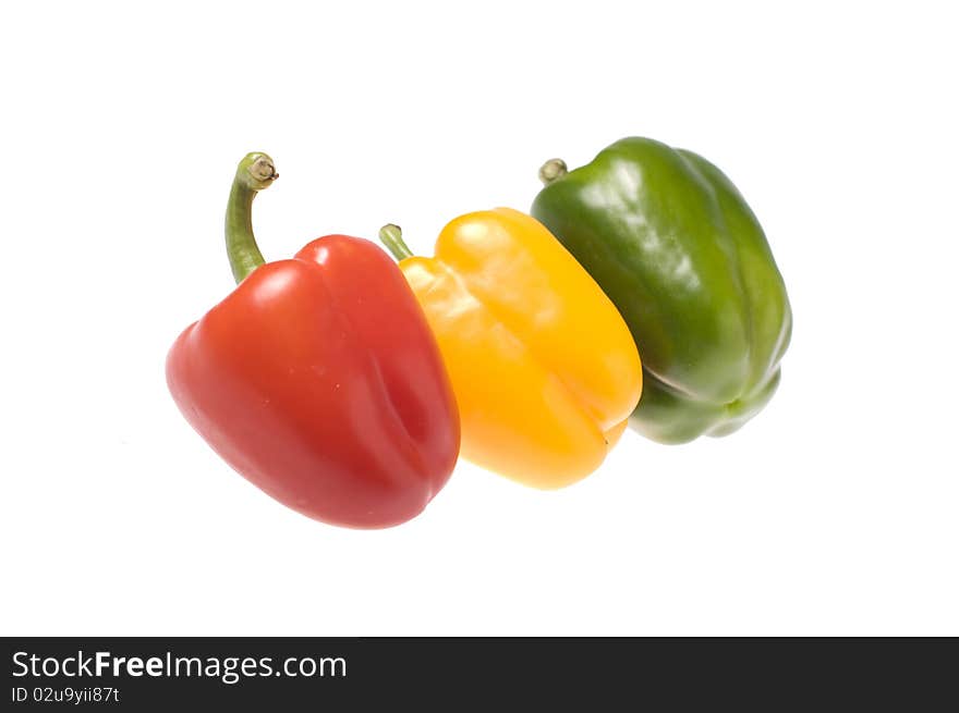 Sweet Pepper isolated on white