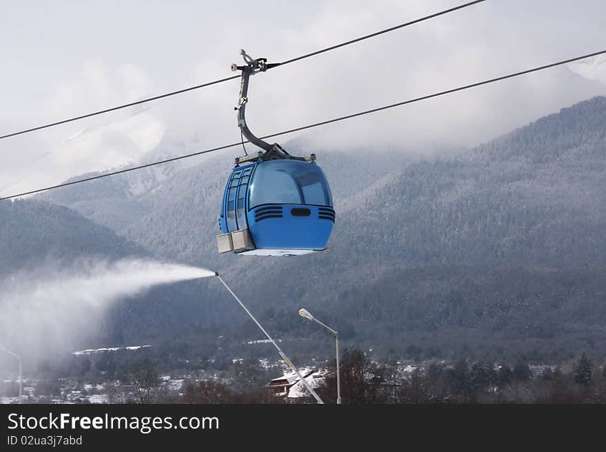 Cable Car Ski Lift