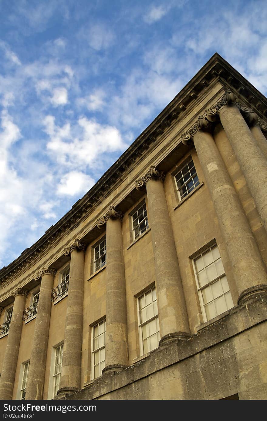 Royal Crescent and sky