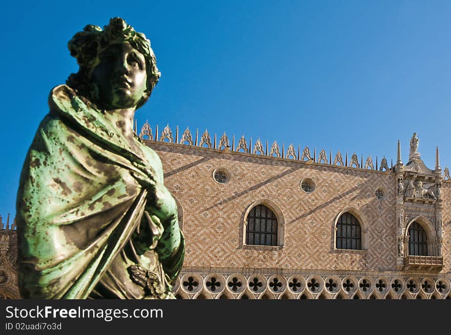 Palazzo Ducale building located at Venice, Italy