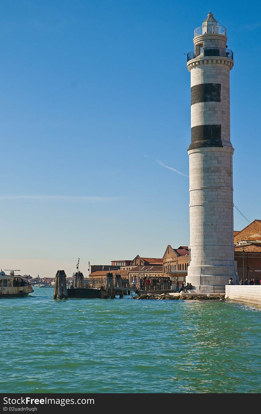 Lighthouse Locatad At Murano Island, Italy