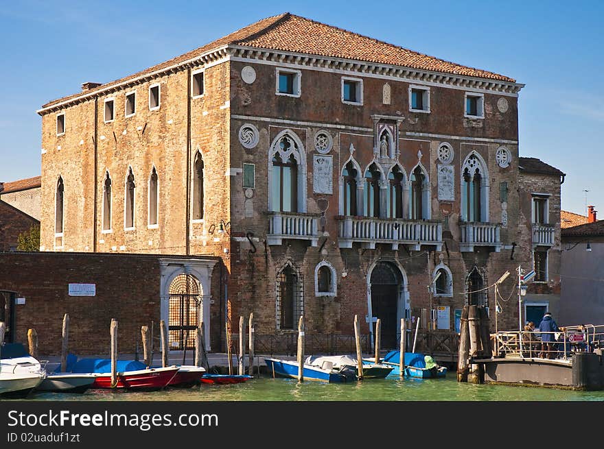 Mula Palace at Murano Island, Italy