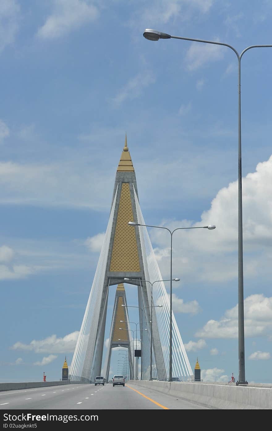 Image of Rama 2 bridge in Thailand