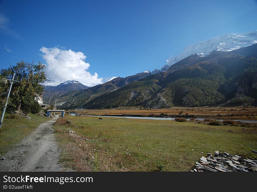 View of Annapurna, Nepal