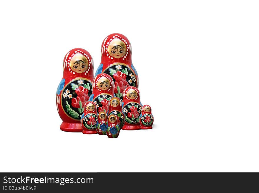 Wooden russian Matryoshka