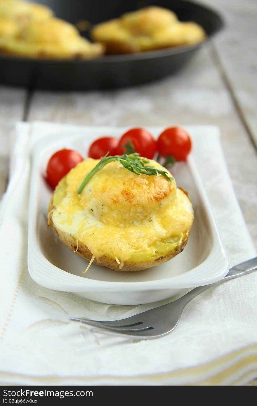 Dinner - Potatoes In Cheese