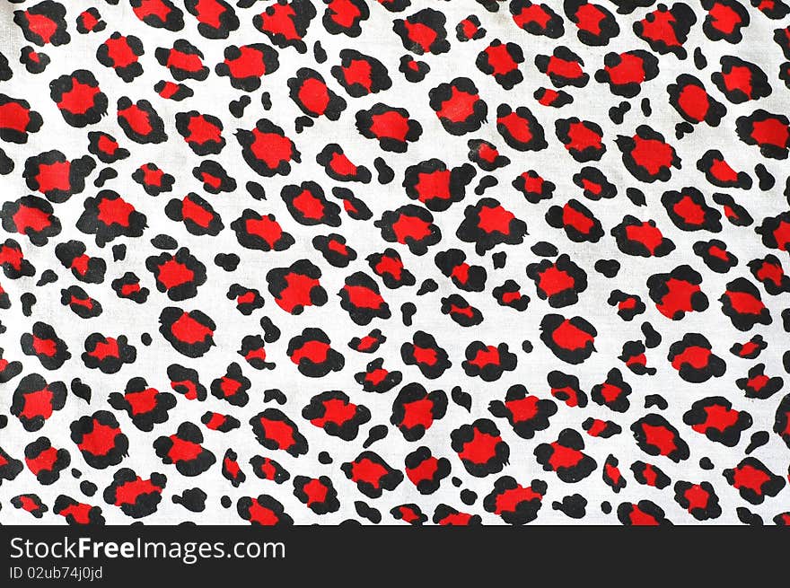 Leopard style fabric