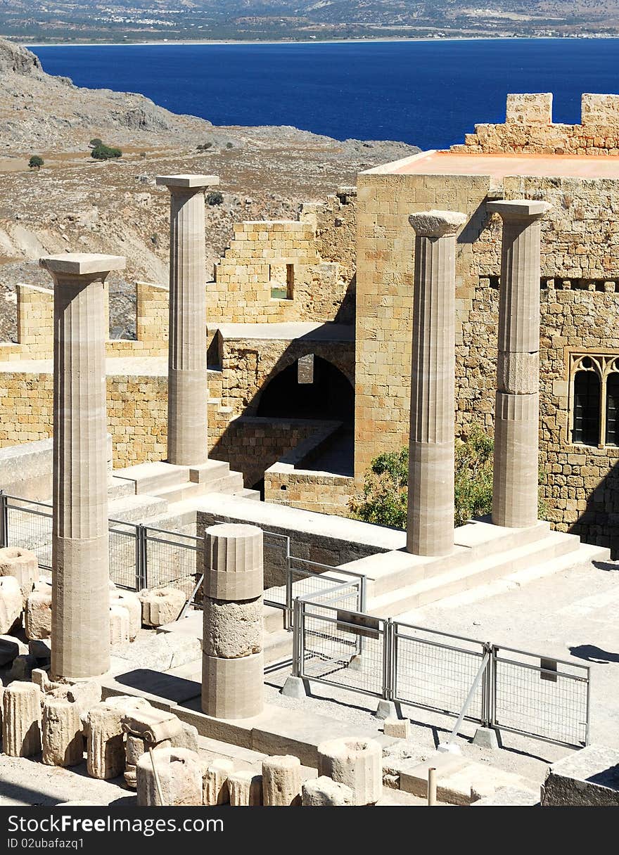 Ancient Acropolis in Rhodes