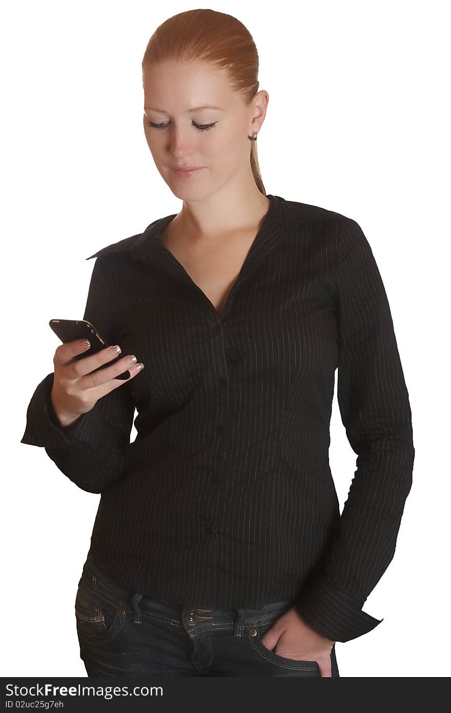 Woman With Mobile Phone