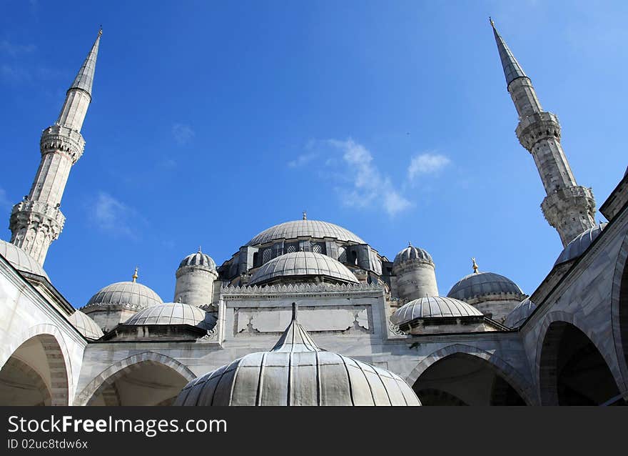 Exterior of Sehzade Mosque in istanbul, Turkey. Exterior of Sehzade Mosque in istanbul, Turkey.