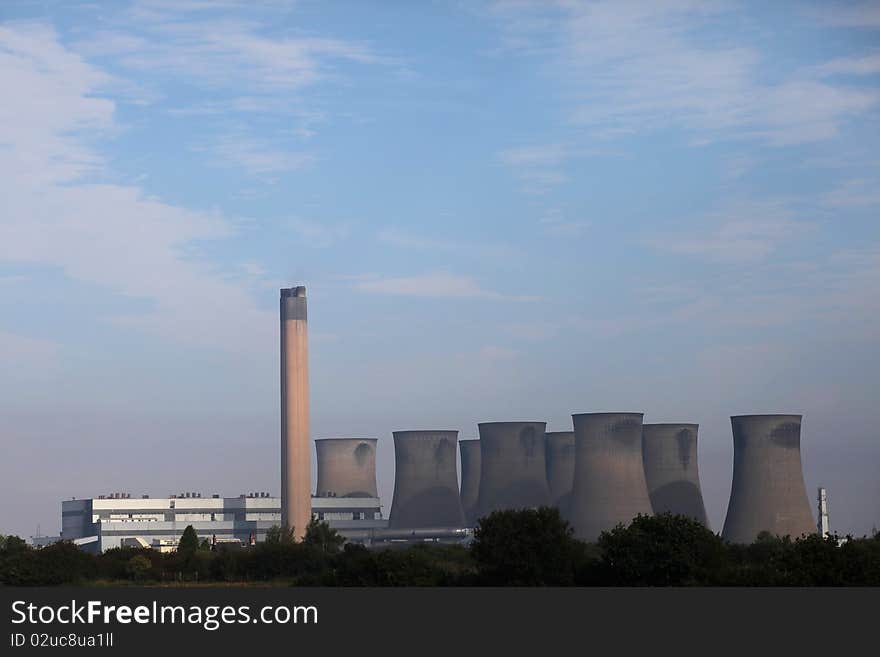 A coal fired power station