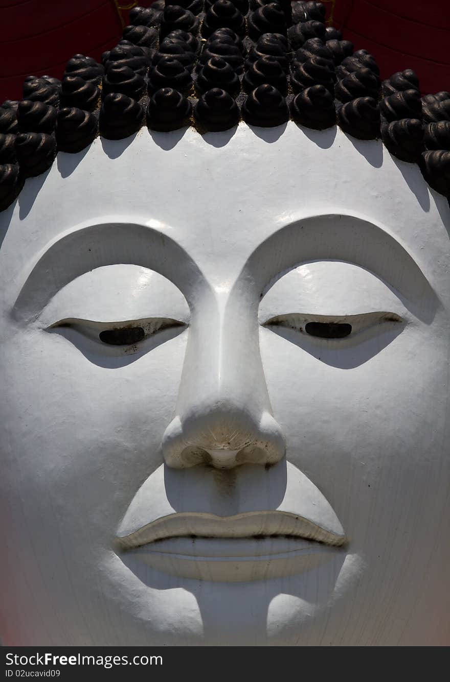 Closeup Face Buddha Image