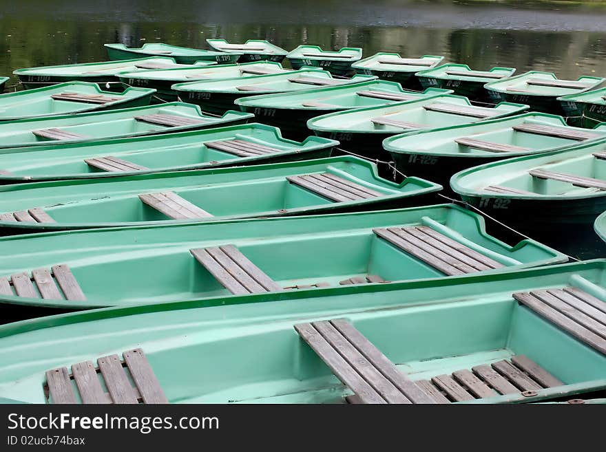 Different boats on the water. Different boats on the water