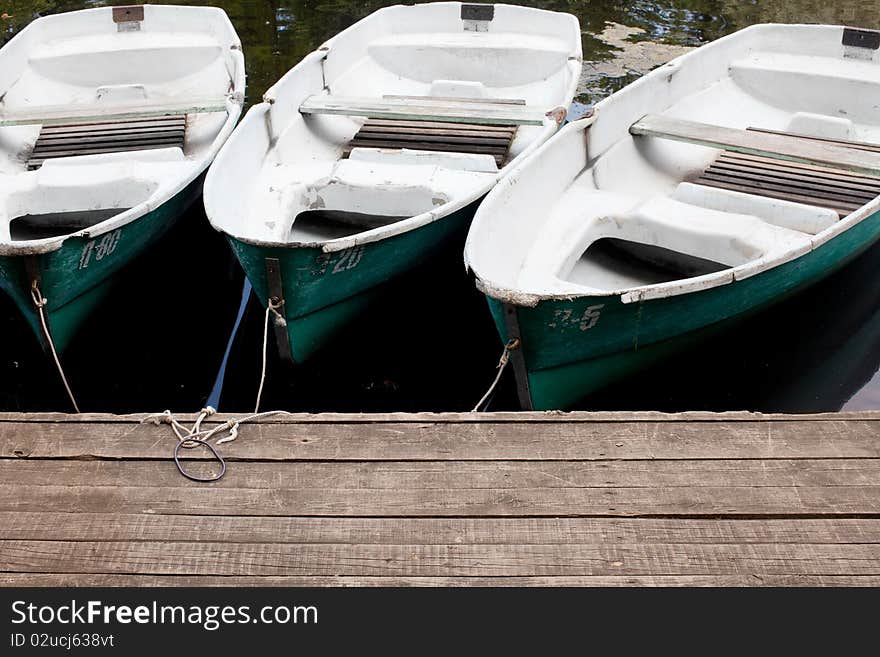 Different boats on the water. Different boats on the water