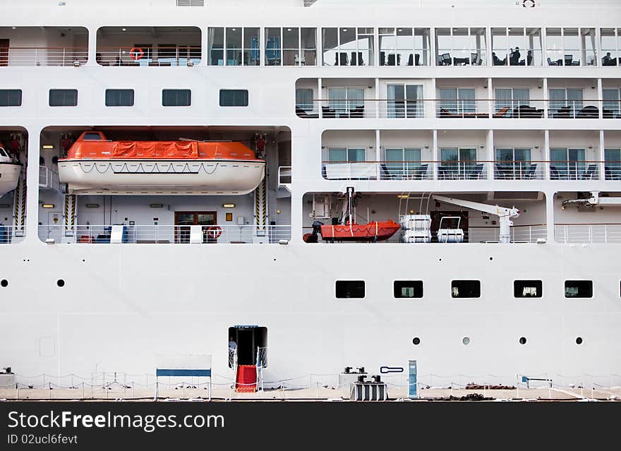 Steamer on the water