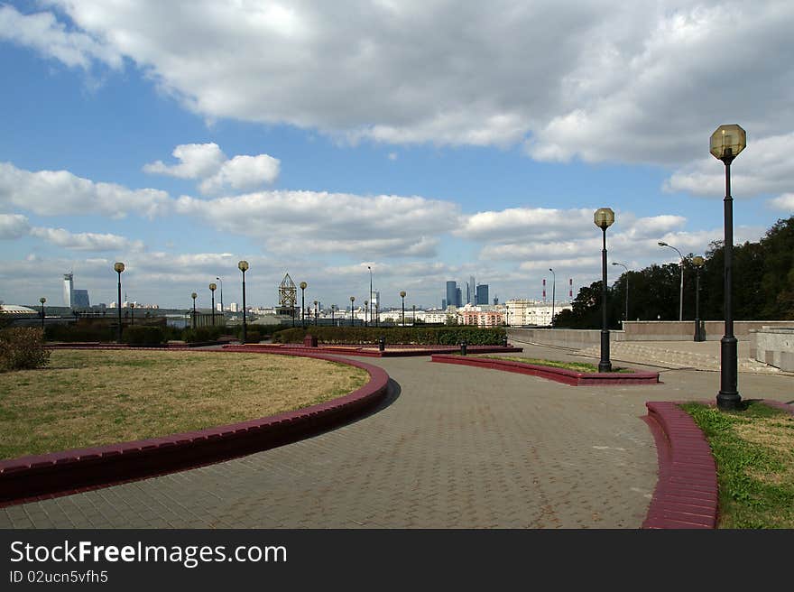 General view of the city of Moscow