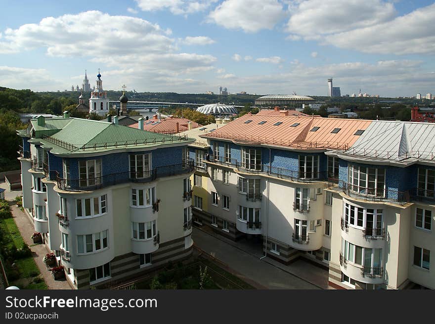 General view of the city of Moscow