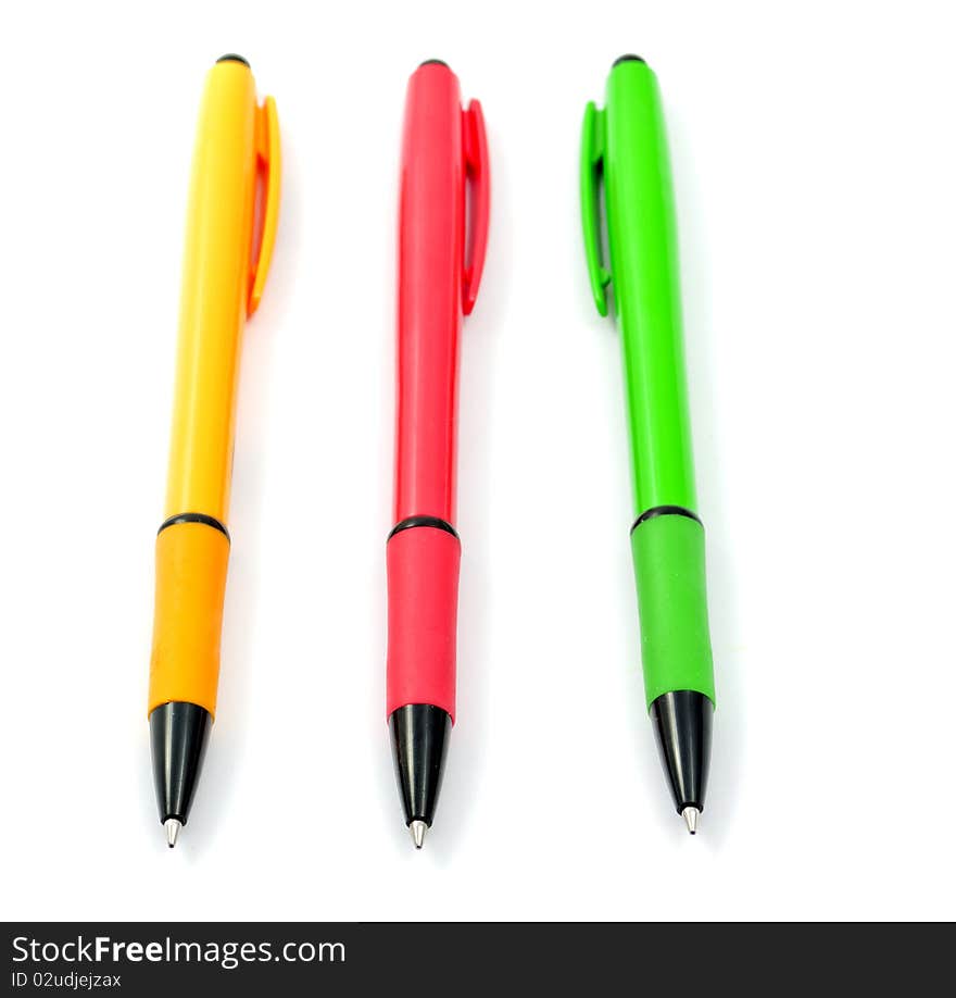 Colored pens