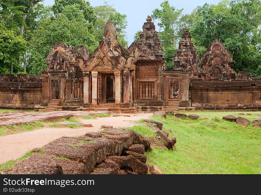 Tempel Banteay Srei in Angkor